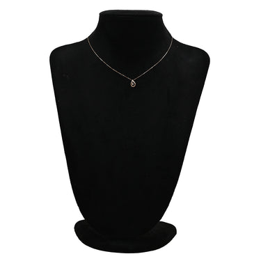 4℃ 4℃ ダイヤペンダント ピンクゴールド K10PG ダイヤモンド ネックレス 4℃ 10K 10金 1P 1石 メレダイヤ