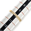 スタージュエリー STAR JEWELRY ダイヤモンド イエローゴールド K18YG ダイヤモンド リング 指輪 Au750 18K ハーフエタニティ 2列 2連 パヴェ 10号