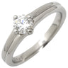 フォーエバーマーク FOREVERMARK ダイヤ 0.330ct プラチナシルバー Pt950 ダイヤモンド リング 指輪 プラチナ950 1石 1粒 9号