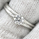 フォーエバーマーク FOREVERMARK ダイヤ 0.330ct プラチナシルバー Pt950 ダイヤモンド リング 指輪 プラチナ950 1石 1粒 9号