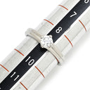 フォーエバーマーク FOREVERMARK ダイヤ 0.330ct プラチナシルバー Pt950 ダイヤモンド リング 指輪 プラチナ950 1石 1粒 9号