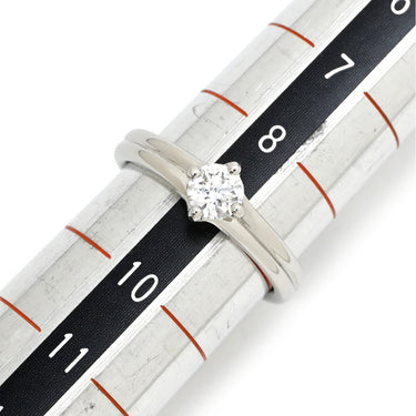 フォーエバーマーク FOREVERMARK ダイヤ 0.330ct プラチナシルバー Pt950 ダイヤモンド リング 指輪 プラチナ950 1石 1粒 9号