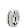 ブルガリ BVLGARI B-zero1 ビーゼロワン ダイヤ 片耳用 ホワイトゴールド K18WG ダイヤモンド ピアス BVLGARI 750 パヴェダイヤ R(右耳用)刻印あり