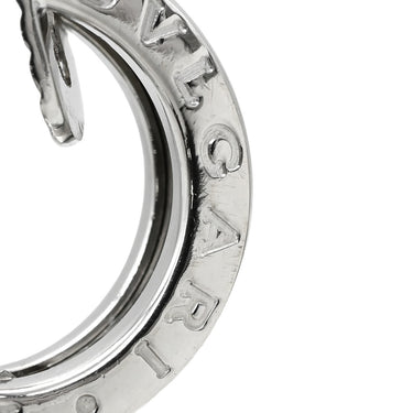 ブルガリ BVLGARI B-zero1 ビーゼロワン ダイヤ 片耳用 ホワイトゴールド K18WG ダイヤモンド ピアス BVLGARI 750 パヴェダイヤ R(右耳用)刻印あり