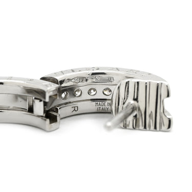 ブルガリ BVLGARI B-zero1 ビーゼロワン ダイヤ 片耳用 ホワイトゴールド K18WG ダイヤモンド ピアス BVLGARI 750 パヴェダイヤ R(右耳用)刻印あり