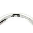 4℃ 4℃ ダイヤ デザインリング ホワイトゴールド K10WG ダイヤモンド リング 指輪 10K WG ウエーブ 6号