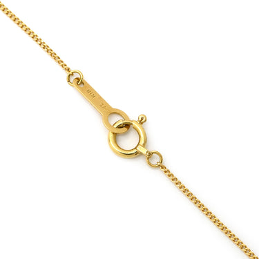 4℃ 4℃ ルビー レッド×イエローゴールド K18YG ルビー ネックレス 4℃ 18K 18金 750 1P 1石
