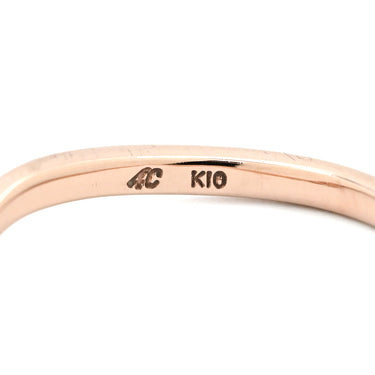 4℃ 4℃ ピンクサファイア ダイヤ ピンクゴールド K10PG ダイヤモンド ピンクサファイア リング 指輪 ヨンドシー 10K PG 12号