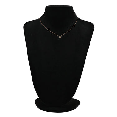 4℃ 4℃ ハート ダイヤ ペンダント ピンクゴールド K10PG ダイヤモンド ネックレス 4℃ 10K 10金 1P 1石
