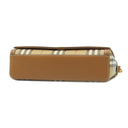 バーバリー BURBERRY トップハンドル ノートバッグ 8066165 ブライアーブラウン レザー 2WAYバッグ ゴールド金具 ELONGATED NOTE VINTAGE CHECK チェック ショルダー