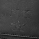 ルイヴィトン LOUIS VUITTON ジッピーウォレット ヴェルティカル M62902 ノワール レザー モノグラムシャドウレザー 長財布 マットブラック金具 イニシャル刻印入り