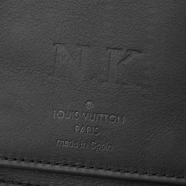 ルイヴィトン LOUIS VUITTON ジッピーウォレット ヴェルティカル M62902 ノワール レザー モノグラムシャドウレザー 長財布 マットブラック金具 イニシャル刻印入り