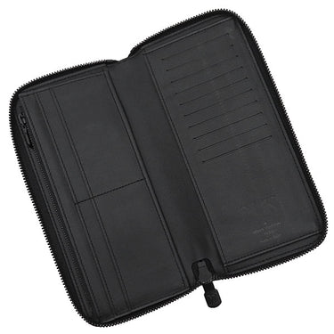 ルイヴィトン LOUIS VUITTON ジッピーウォレット ヴェルティカル M62902 ノワール レザー モノグラムシャドウレザー 長財布 マットブラック金具 イニシャル刻印入り