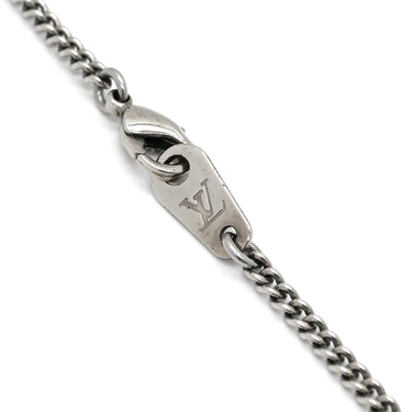 ルイヴィトン LOUIS VUITTON コリエ チャームズ M63641 シルバー×ブラック GP モノグラムエクリプス ネックレス ボトルネックレス