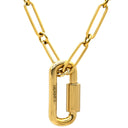エルメス HERMES キュリオジテ ロングネックレス ゴールド GP ネックレス チェーン