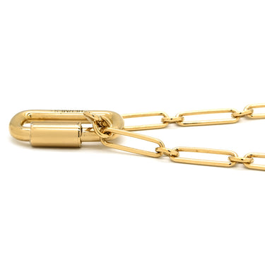 エルメス HERMES キュリオジテ ロングネックレス ゴールド GP ネックレス チェーン