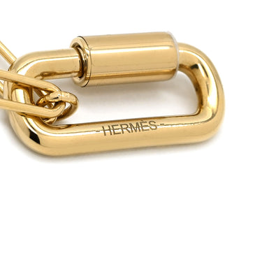エルメス HERMES キュリオジテ ロングネックレス ゴールド GP ネックレス チェーン