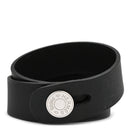 エルメス HERMES セリエ ヘクター ブラック レザー メタル ブレスレット シルバー金具 黒 2連 2重 レザーブレス チョーカー