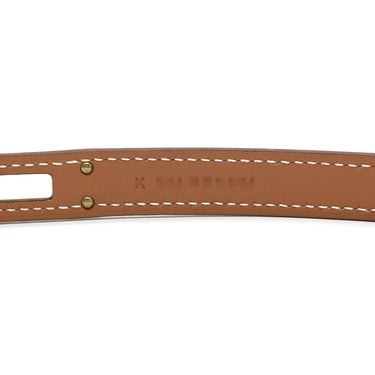 エルメス HERMES ケリー ラリアット ゴールド ヴォースイフト GP ネックレス ゴールド金具 ロング 茶