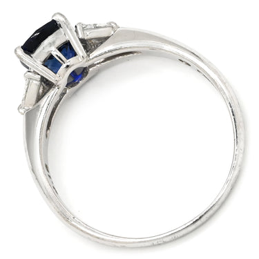 タサキ TASAKI サファイア 1.84ct ダイヤ ブルー×プラチナシルバー Pt900 サファイア ダイヤモンド リング 指輪 青 TASAKI プラチナ900 16.5号