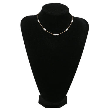 タサキ TASAKI あこやパール デザインネックレス パールホワイト×イエローゴールド K18YG パール ネックレス 11粒 750 K18YG パール