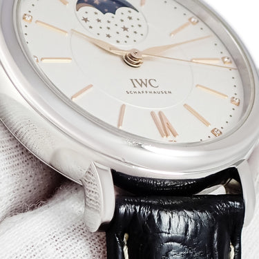 腕時計 IWC IWC ポートフィノ ミッドサイズ オートマティック ムーンフェイズ IW459011 自動巻き メンズ レディース 純正ダイヤ