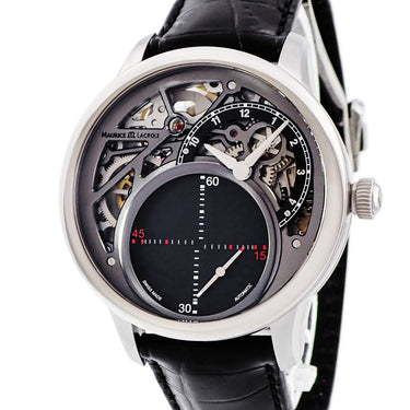腕時計 モーリスラクロア Maurice Lacroix マスターピース ミステリアス セコンド リミテッド MP6558-SS001-095 自動巻き メンズ 未使用 限定