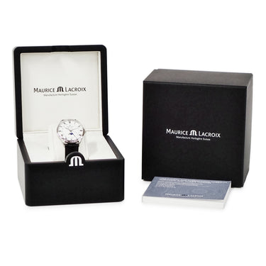 腕時計 モーリスラクロア Maurice Lacroix マスターピース トラディション ムーンフェイズ MP6607-SS001-112-1 自動巻き メンズ 未使用 白