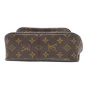 ルイヴィトン LOUIS VUITTON パッシー M45592 モノグラム モノグラムキャンバス レザー ショルダーバッグ ゴールド金具 茶 ボルドー Wチェーン