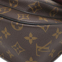 ルイヴィトン LOUIS VUITTON パッシー M45592 モノグラム モノグラムキャンバス レザー ショルダーバッグ ゴールド金具 茶 ボルドー Wチェーン