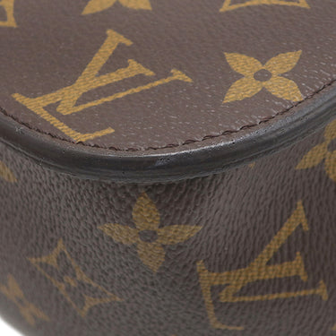 ルイヴィトン LOUIS VUITTON パッシー M45592 モノグラム モノグラムキャンバス レザー ショルダーバッグ ゴールド金具 茶 ボルドー Wチェーン