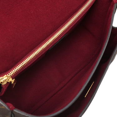 ルイヴィトン LOUIS VUITTON パッシー M45592 モノグラム モノグラムキャンバス レザー ショルダーバッグ ゴールド金具 茶 ボルドー Wチェーン