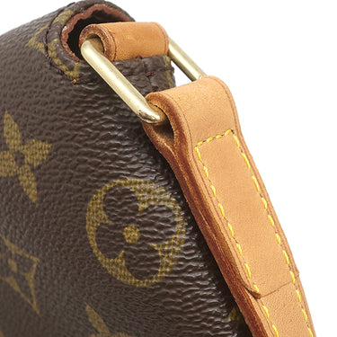 ルイヴィトン LOUIS VUITTON ミュゼットタンゴ ショート M51257 モノグラム モノグラムキャンバス ショルダーバッグ ゴールド金具 茶