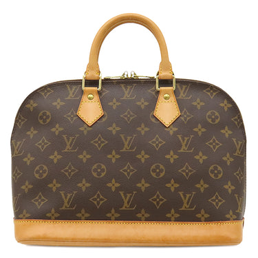 ルイヴィトン LOUIS VUITTON アルマ PM M51130 モノグラム モノグラムキャンバス ハンドバッグ ゴールド金具 茶 鍵・パドロック欠品