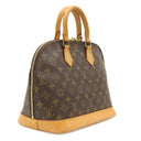 ルイヴィトン LOUIS VUITTON アルマ PM M51130 モノグラム モノグラムキャンバス ハンドバッグ ゴールド金具 茶 鍵・パドロック欠品
