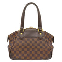 ルイヴィトン LOUIS VUITTON ヴェローナ PM N41117 ダミエエベヌ ダミエキャンバス ハンドバッグ ゴールド金具 茶