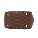 ルイヴィトン LOUIS VUITTON ヴェローナ PM N41117 ダミエエベヌ ダミエキャンバス ハンドバッグ ゴールド金具 茶
