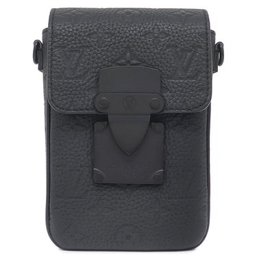 ルイヴィトン LOUIS VUITTON Sロック ヴェルティカル ウェアラブル ウォレット M81524 ノワール レザー トリヨンレザー ショルダーバッグ マットブラック金具 黒