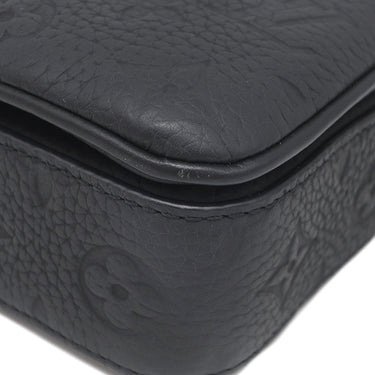 ルイヴィトン LOUIS VUITTON Sロック ヴェルティカル ウェアラブル ウォレット M81524 ノワール レザー トリヨンレザー ショルダーバッグ マットブラック金具 黒