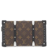 ルイヴィトン LOUIS VUITTON ウォレット トランク M20250 モノグラムマカサー モノグラムマカサー クラッチバッグ シルバー金具 茶 黒