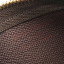 ルイヴィトン LOUIS VUITTON ポシェット クレ N62658 ダミエエベヌ ダミエキャンバス コインケース ゴールド金具 茶 小銭入れ キーチェーン付き