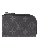 ルイヴィトン LOUIS VUITTON ポルトモネ ジュール M63536 モノグラムエクリプス モノグラムエクリプス コインケース シルバー金具 グレー 小銭入れ
