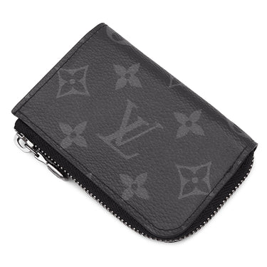 ルイヴィトン LOUIS VUITTON ポルトモネ ジュール M63536 モノグラムエクリプス モノグラムエクリプス コインケース シルバー金具 グレー 小銭入れ