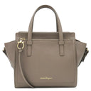 サルヴァトーレ・フェラガモ Salvatore Ferragamo エイミー 21F478 キャラウェイシード レザー 2WAYバッグ ゴールド金具 グレージュ AMY ガンチーニ