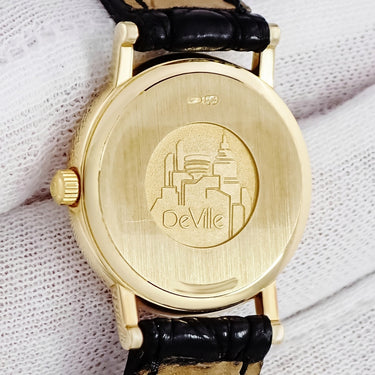 腕時計 オメガ OMEGA デ ヴィル 7360.23 クオーツ レディース K18YG無垢 ホワイト 白 ローマン ポストヴィンテージ