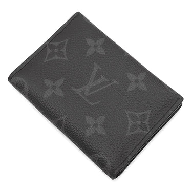 ルイヴィトン LOUIS VUITTON ポルトカルト スリム M81022 モノグラムエクリプス モノグラムアンプラント カードケース シルバー金具 名刺入れ
