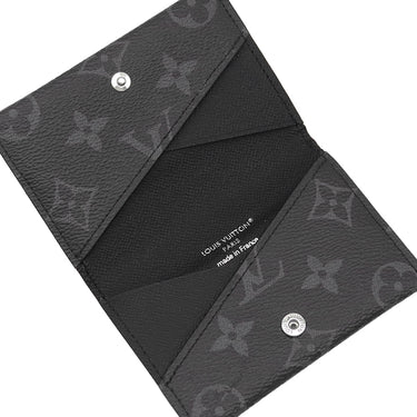 ルイヴィトン LOUIS VUITTON ポルトカルト スリム M81022 モノグラムエクリプス モノグラムアンプラント カードケース シルバー金具 名刺入れ