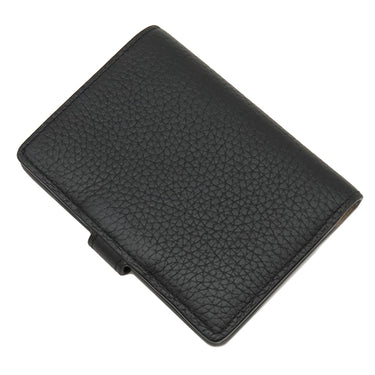 ルイヴィトン LOUIS VUITTON LV ヴェルティカル ウォレット コンパクト M81561 ノワール レザー トリヨンレザー 二つ折り財布 ゴールド金具 カード入れ 黒