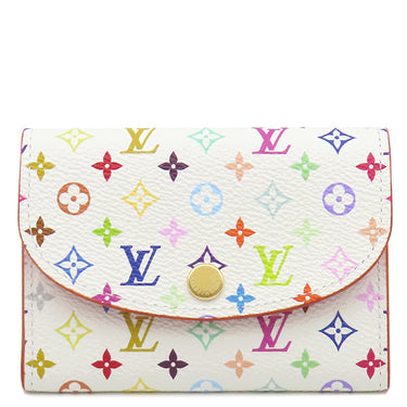 ルイヴィトン LOUIS VUITTON LV × TM ポルトモネ ロザリ M13399 マルチカラー モノグラムキャンバス コインケース ゴールド金具 カードケース 村上隆