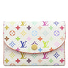 ルイヴィトン LOUIS VUITTON LV × TM ポルトモネ ロザリ M13399 マルチカラー モノグラムキャンバス コインケース ゴールド金具 カードケース 村上隆